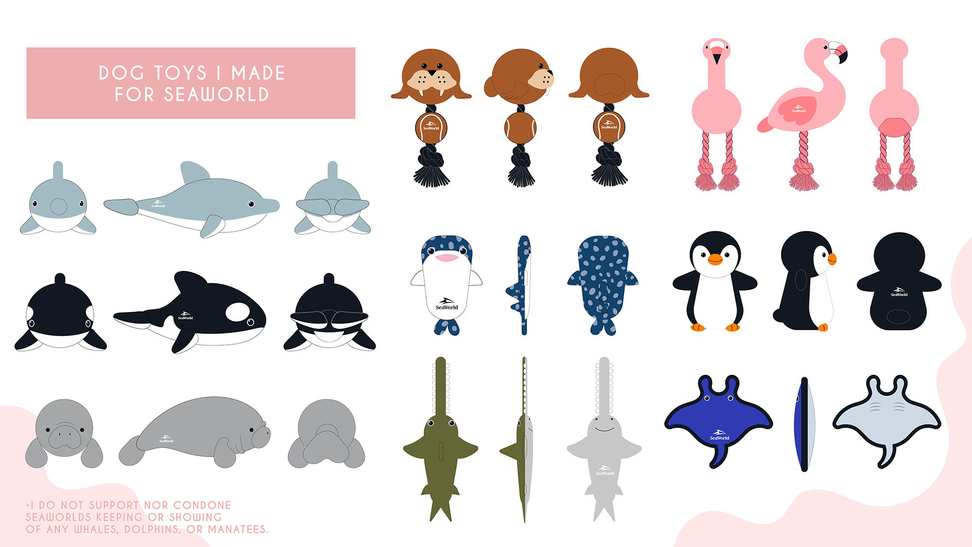 Seaworld Dog Toys