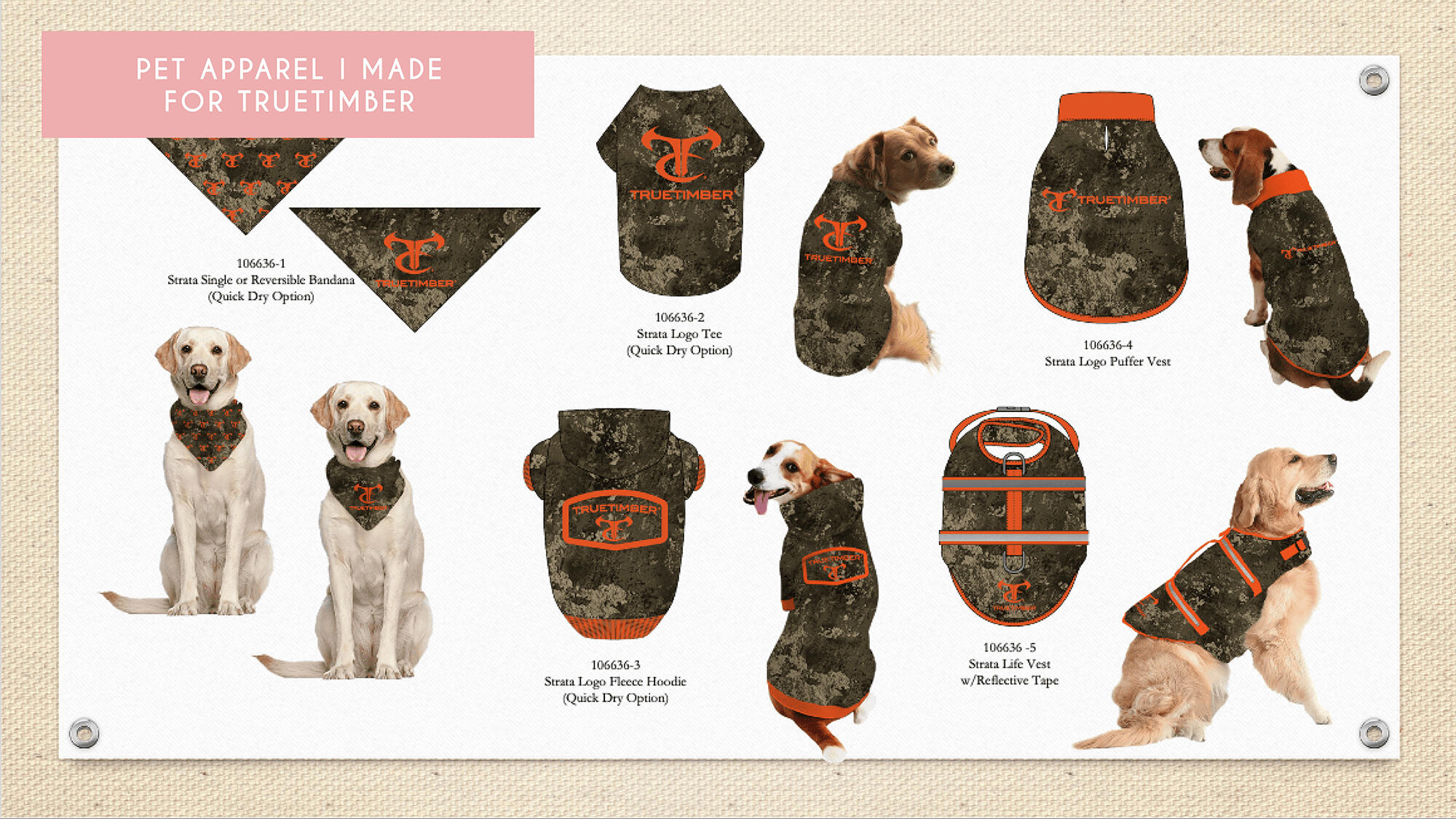 TrueTimber Pet Apparel