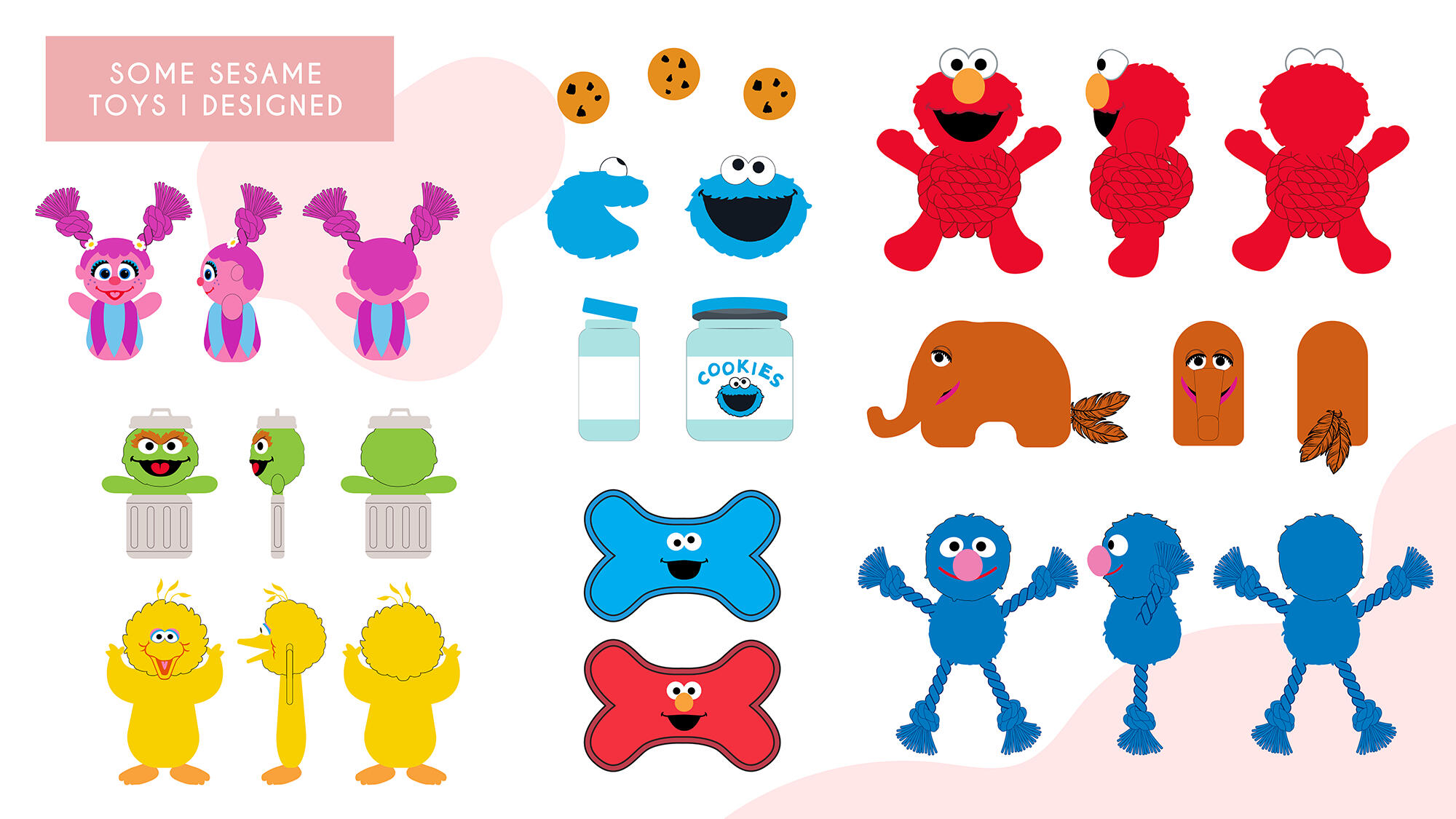 Sesame Street Dog Toys